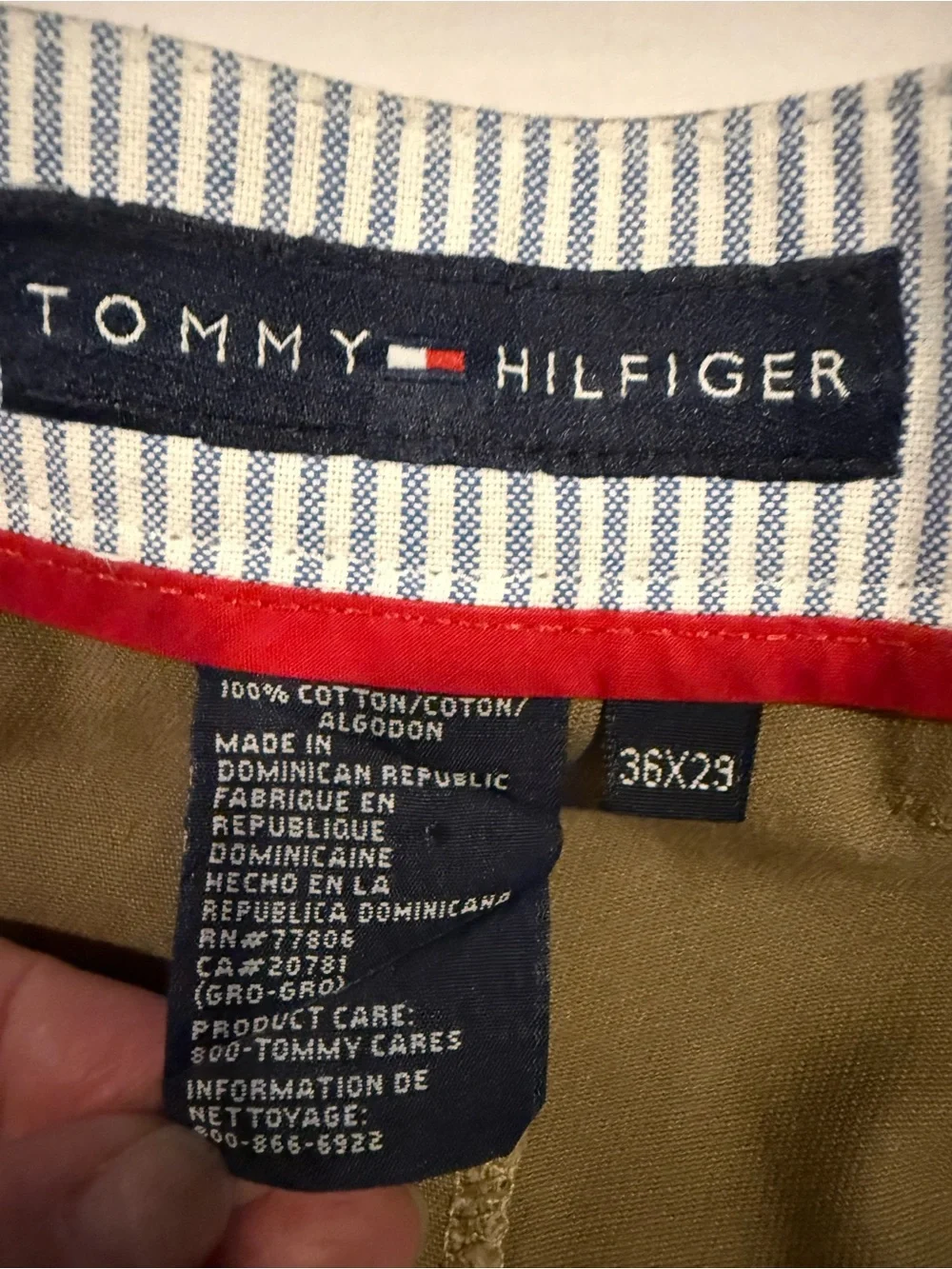 Tommy Hilfiger tailored pleated
